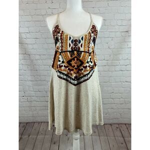 Zara Multicolor Patterned Mini Dress